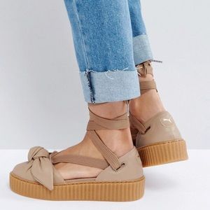 Puma Fenty by Rihanna Creeper Shoe Cute Bow Women